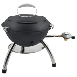 Transportabel Gasgrill �37 cm � Kompakt Gasgrill med Piezo T�nding og Regulator