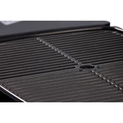 DAN GRILL 2-Br�nder Gasgrill med Sidehylder og St�bejernsrist