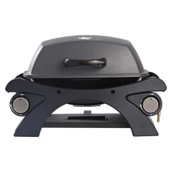 DAN GRILL 2-Br�nder Gasgrill med Sidehylder og St�bejernsrist