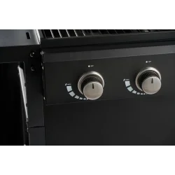 DANGRILL 3-Br�nder Gasgrill � Kraftfuld Gasgrill med Sideborde og Underskab