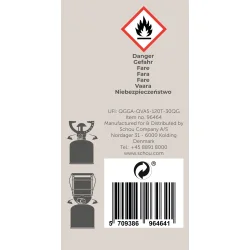 450 g Gasd�se med Butan/Propan � Universal Gas til Camping og Gasbr�ndere