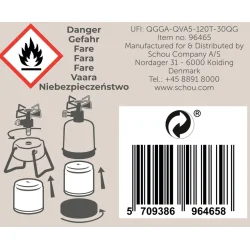 190 g Gasd�se med Butan/Propan � Universal Gas til Camping og Gasbr�ndere