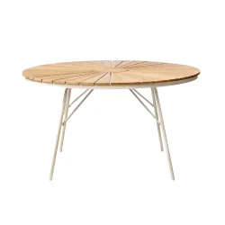 Ella Tr�dg�rdsbord Teak - �: 130 cm. V�lj f�rg p� ramen: vit eller. antracit