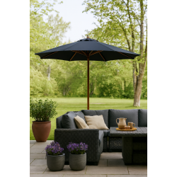 Luksus vandafvisende parasol str.  3 M. med tilt og UV30+ solbeskyttelse - Model: Star - Vlg farve