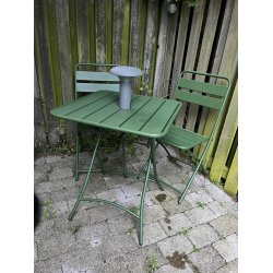 UV-beskyttet LED-lampe med USB ladestation i PP plast til udendrs brug - Model: Amanda