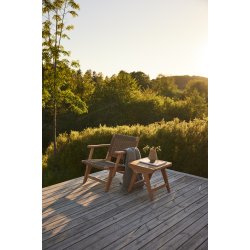 EYA lounge bord i gold teaktr