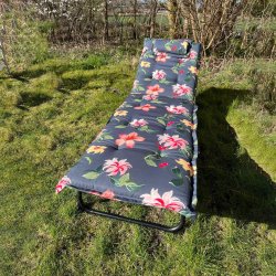 Solvognshynde Lux m/ Nakkepude i struktur syet polyester, s man ikke bliver svedig! - Flere Farver