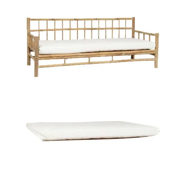 Ny Madras M/Betr�k til bambussofa i flere st�rrelses varianter - KVALITETS MADRASSER TIL DIN BAMBUS SOFA 180x70 cm