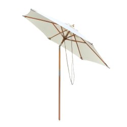 Parasol m/ Tilt - : 2,5 m. Vlg farve - Vandtt + Dug har UV30+ solbeskyttelse. Model: Geneve