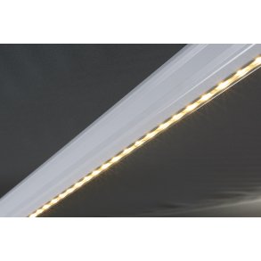 Markise gr med LED LYS og EL motor og fuld kassette Str.: L: 4,8M. UD:3M.