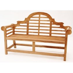 Havebnk teaktr til 3 personer - Marlboro 