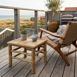 Marty bambus sidebord/skammel - Str: 38 x 38 cm - Milj�venligt