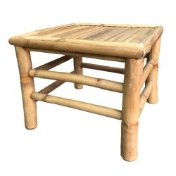 Marty bambus sidebord/skammel - Str: 38 x 38 cm - Milj�venligt