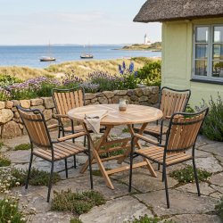 Mondeva haves�t til 4 personer - V�lg stolens farve