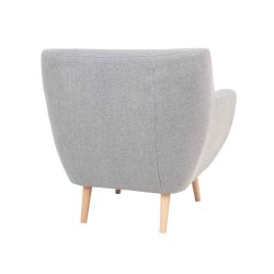 Monte lnestol i polyester med trben - vlg farve