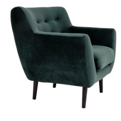 Monte ftlj i velour med trben - vlj frg 