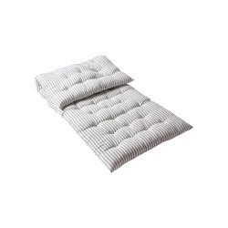 Praktisk rullemadras i behagelig bomuld til have, strand, leg, camping og pallembler 55x140 cm