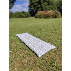 Praktisk rullemadras i behagelig bomuld til have, strand, leg, camping og pallembler i 2 str.  