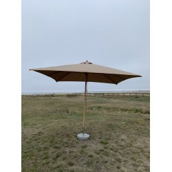 Parasoll str. 3x3 meter -  Vlj frg - Vattentt + Dug har UV30+ solskydd. Modell: Nice