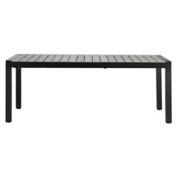 Vedligeholdelsesfrit havebord i UV-beskyttet nonwood, 205/275x100 cm - Model: Johan