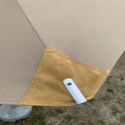 Parasol m/ Tilt - : 3 m. Vlg farve - Vandtt + Dug har UV30+ solbeskyttelse. Model: Milano