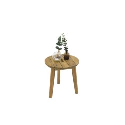 Sidebord med teak look 40 cm - Model: Chania