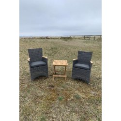 Picknick Classic hopfllbart bord - guld teak i toppkvalitet