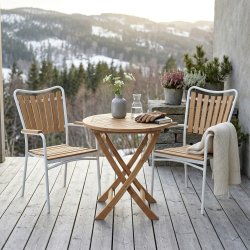 Boston/Eva rundt cafes�t (2pers). V�lg farve p� stolstel.