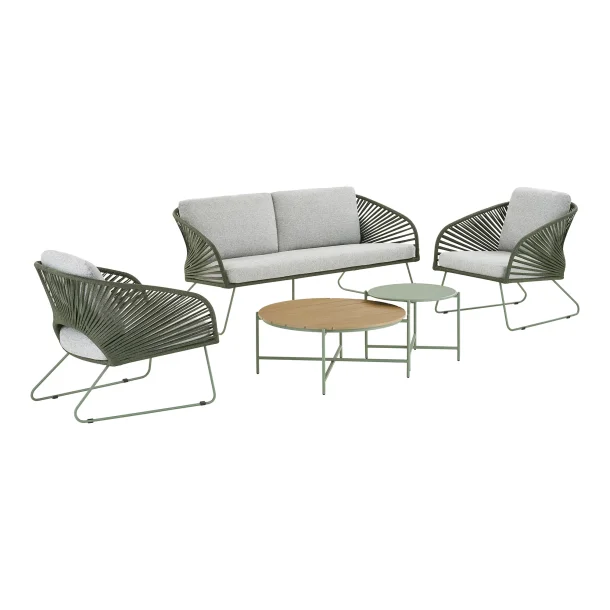 Loungest Nelly inkl. all-weater hynde. Findes i 2 farver. MODERNE LOUNGEST. PERFEKT TIL TERASSEN!!