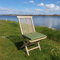 S�dehynde til klapstole Str. 37 x 40 cm. Kan fastg�res til stolen med velcrob�nd. (Flere Farver)