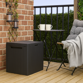 Vandt�t opbevaringsboks til s�dehynder, haveredskaber og andre sm�ting. Str. H50 x D44 x B42,50cm