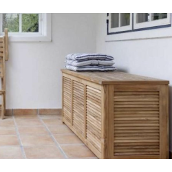 Hyndeboks i kvalitets Gold Teak med gummifuge + Hyndeovertrk! Pakketilbud!