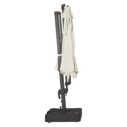 Hngeparasol tippes vandret og lodret med fod  3,5m - Model: Thomas