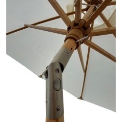 Vandtt Venedig parasol - : 1,8 med bambus stok - Dug har UV30+ solbeskyttelse