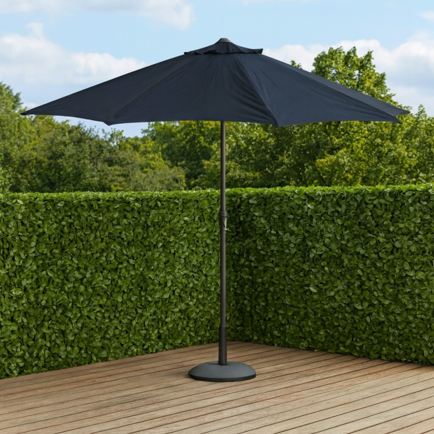 Aluminiums Parasol � 3 Meter Med 6 Ribber. Model: Ida. BESKYT DIG SELV MOD SOLEN MED DENNE PARASOL!!