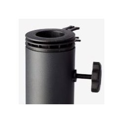 Landets letteste parasolfod at flytte rundt p, med 4 hjul. Model: Cinas Atlas - sort 35 kg. 