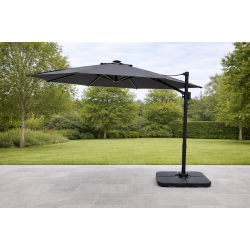 Underh�llsfritt parasollfotset med 4 delar och handtag - Modell: Elsa