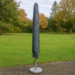 Vandtt overtrk til firkantede 3x3m. og runde  3,0-4,0 m. parasoller. lngde 230 cm. 