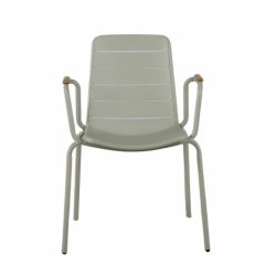 Parc Havestol i aluminium og teaktr - vlg farve!