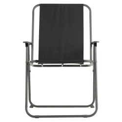 Foldbar Picnic stol i sort fra GROUW - PERFEKT PICNIC STOL TIL DINE UDENDRS SAMMENKOMSTER!!