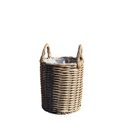 Plantekurve i polyrattan flet - vlg mellem 4 strrelser: