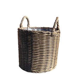 Plantekurve i polyrattan flet - vlg mellem 4 strrelser: