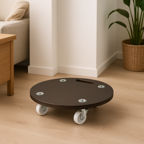 Funktionel og klimavenlig plantevogn i finr og pp med 4 hjul og bremse 30 cm