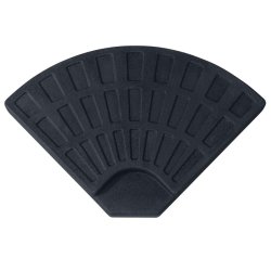 Sorte fliser til hngeparasol i pp-plast og beton -  23kg