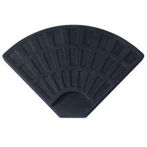 Sorte fliser til hngeparasol i pp-plast og beton -  23kg
