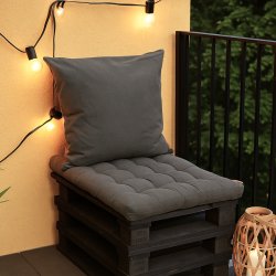 Fyrkantig bomullskudde - V�lj storlek och f�rg. Modell: Gabriel