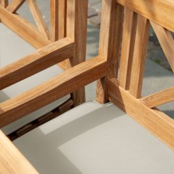 Kronborg/Sofiero formsyet sdehyndest 3 dele. all-weather  3 pers. bnk- og 2 stolehynder