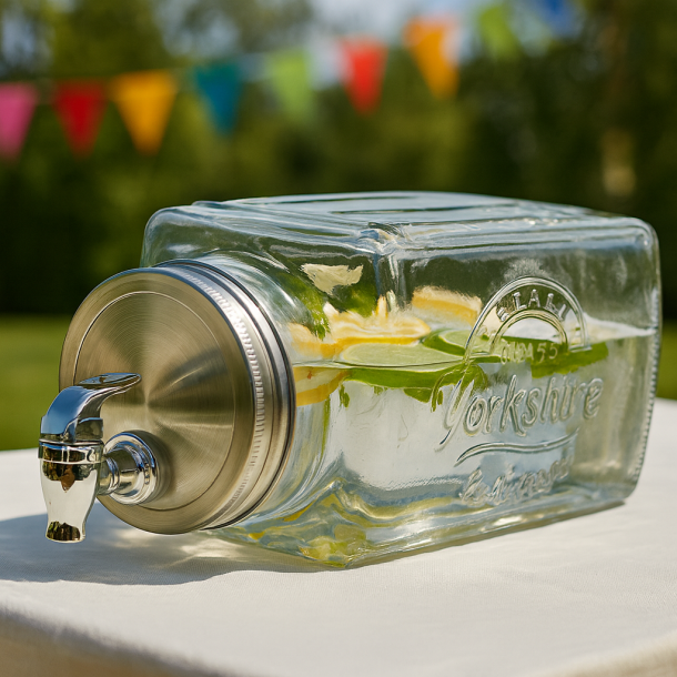 Charmerende dispenser til fest eller hverdag - Tap direkte fra kleskabet - 3 Liter