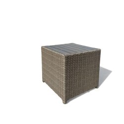 Vedligeholdelsesfrit kvadratisk sidebord - vlg farve