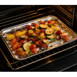 Alubakker med huller 34 � 23 cm � 5 stk. til grill &amp; ovn